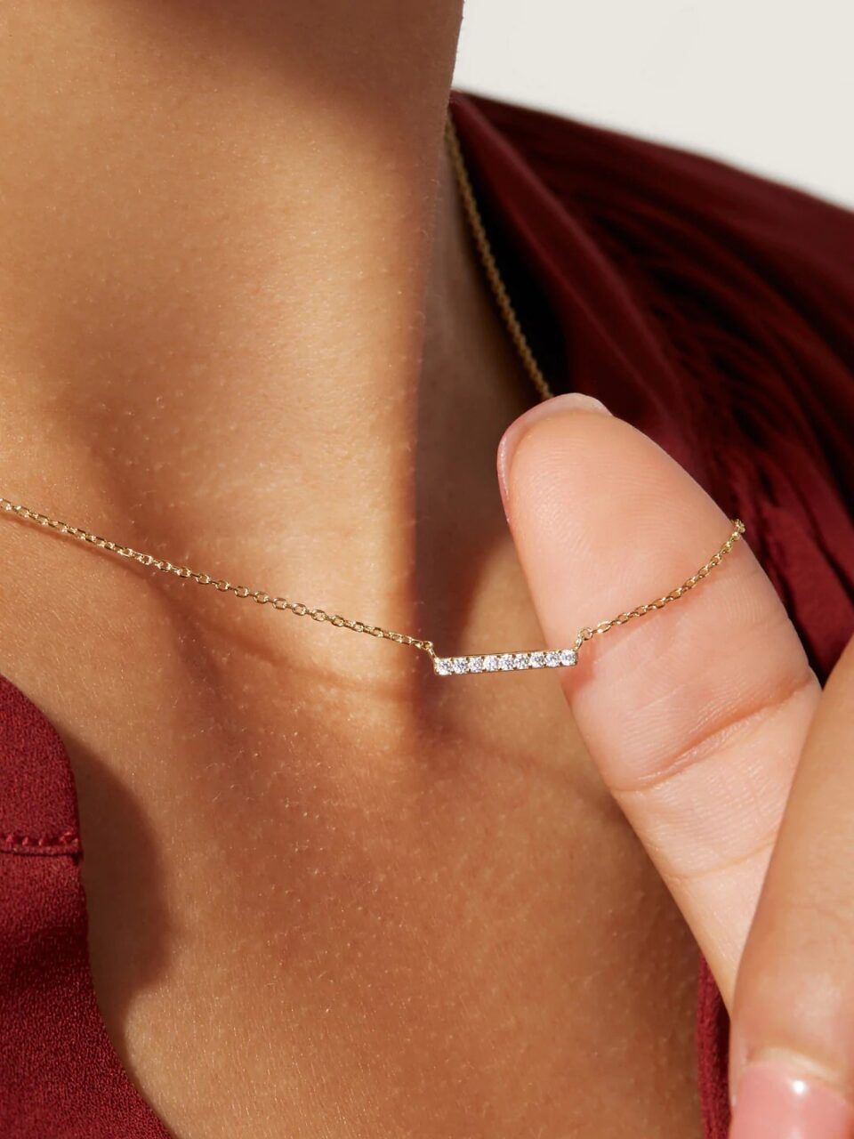 1 Ana Luisa Jewelry Necklaces Pendants Bar Necklace Ines Silver.jpg