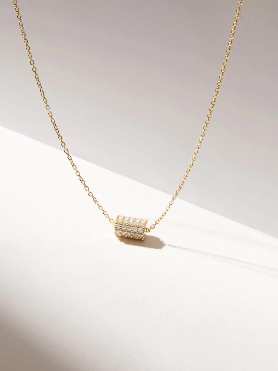 5 Ana Luisa Jewelry Necklaces Pendants Pave Bead Necklace Madeline Silver.jpg