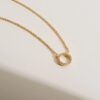 Ana Luisa Jewelry Necklace Chain Necklace Circle Pendant Necklace Oona Silver