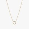 Ana Luisa Jewelry Necklace Chain Necklace Circle Pendant Necklace Oona Silver 54074ab0 2714 43af a88e a895e6f7e33e