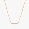 Ana Luisa Jewelry Necklaces Pendants Bar Necklace Ines Silver