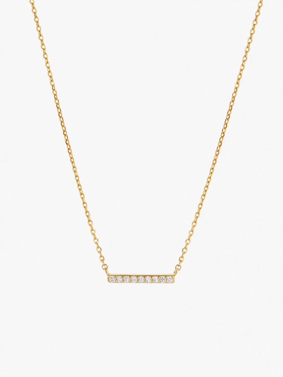Ana Luisa Jewelry Necklaces Pendants Bar Necklace Ines Silver
