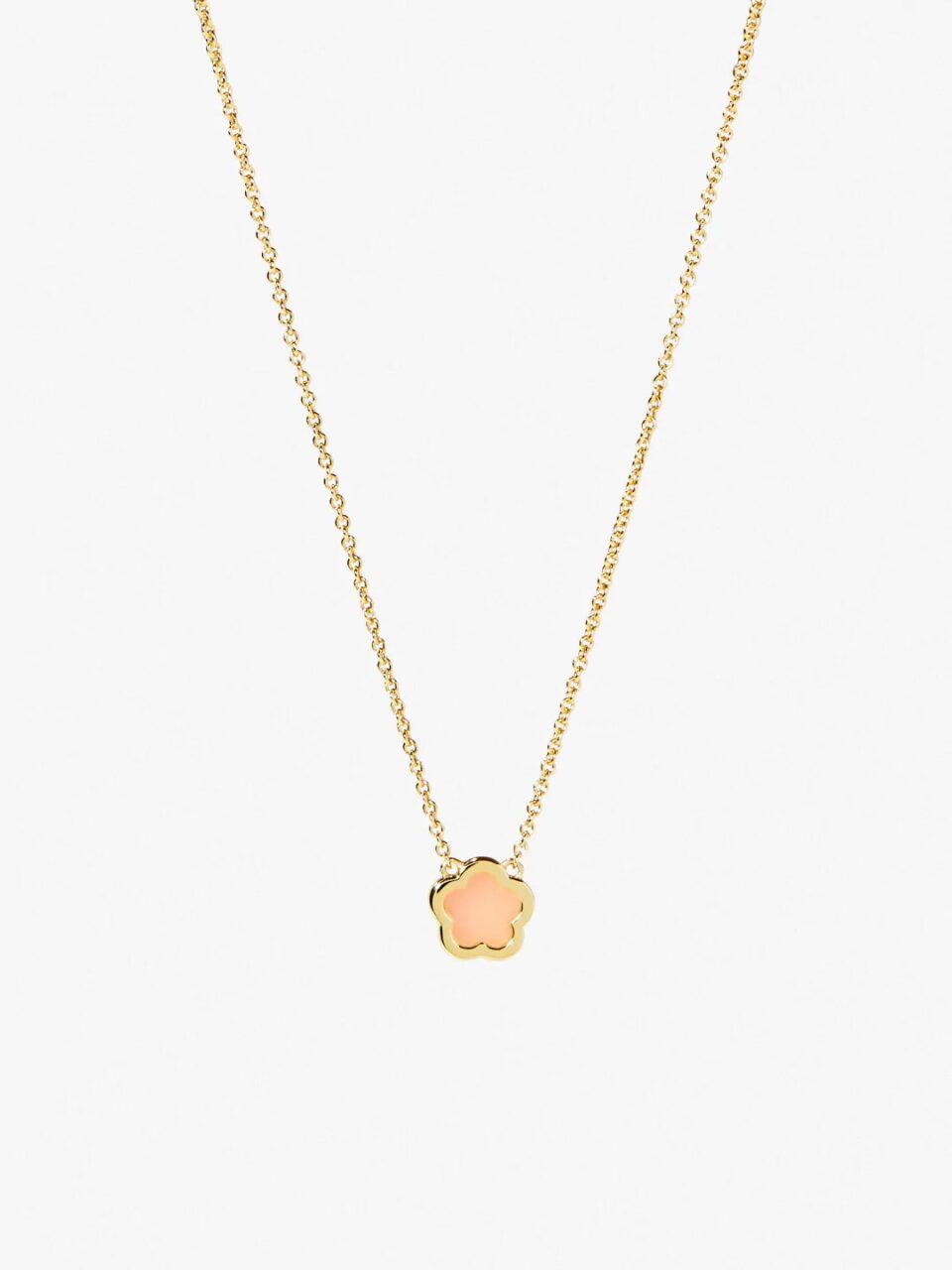 Ana Luisa Jewelry Necklaces Pendants Gold Flower Necklace Saya Pink Silver